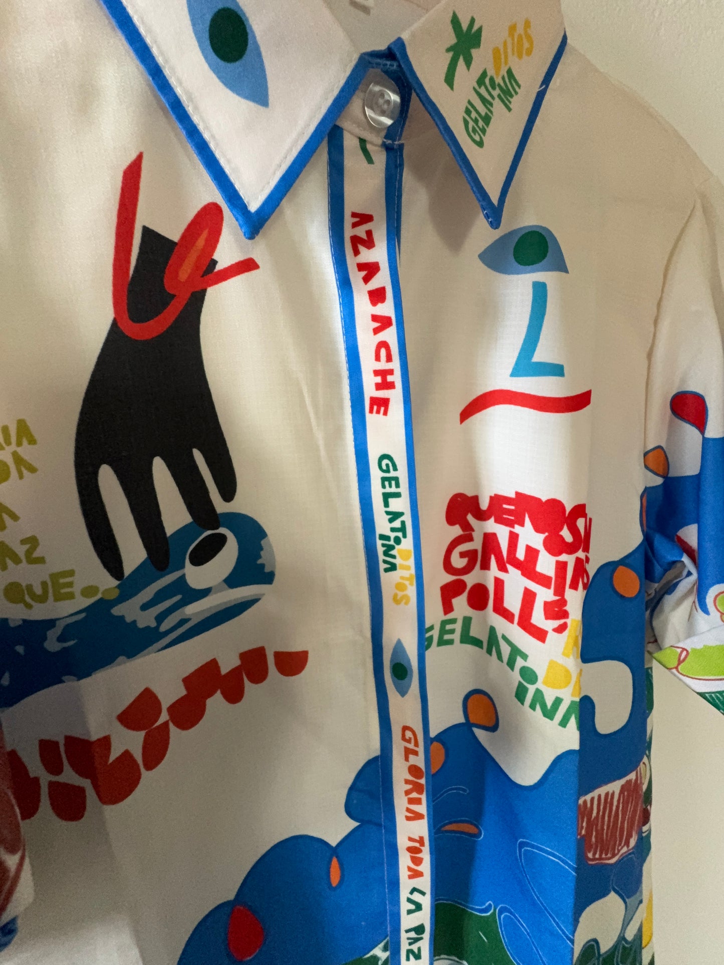 Casual Short Sleeve Oversized Shirt - Dolce Vita - M/L