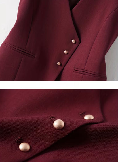 Plain Wrap-Over Vest - 2 colors