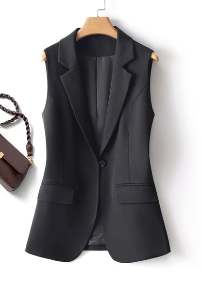 Suit Vest - Black