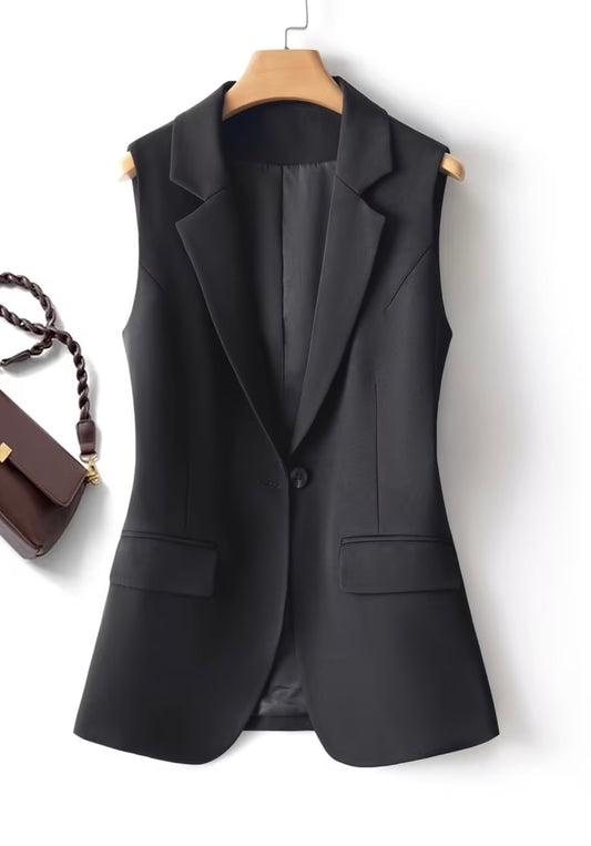 Suit Vest - Black