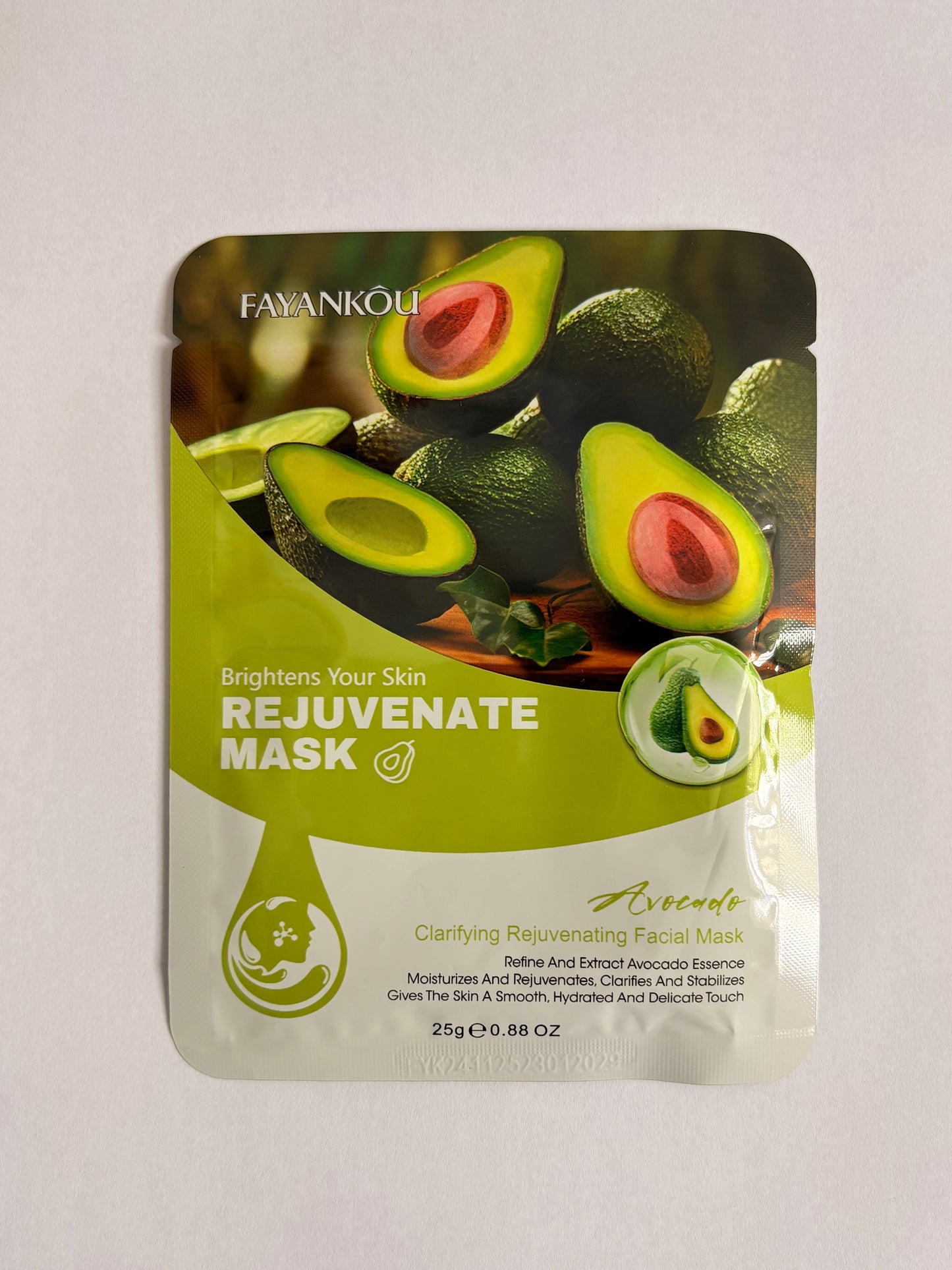🎁 Free Gift - FACIAL MASK - #9 avocado (100% off)