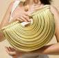 Fashionable Party Handbag - Gold