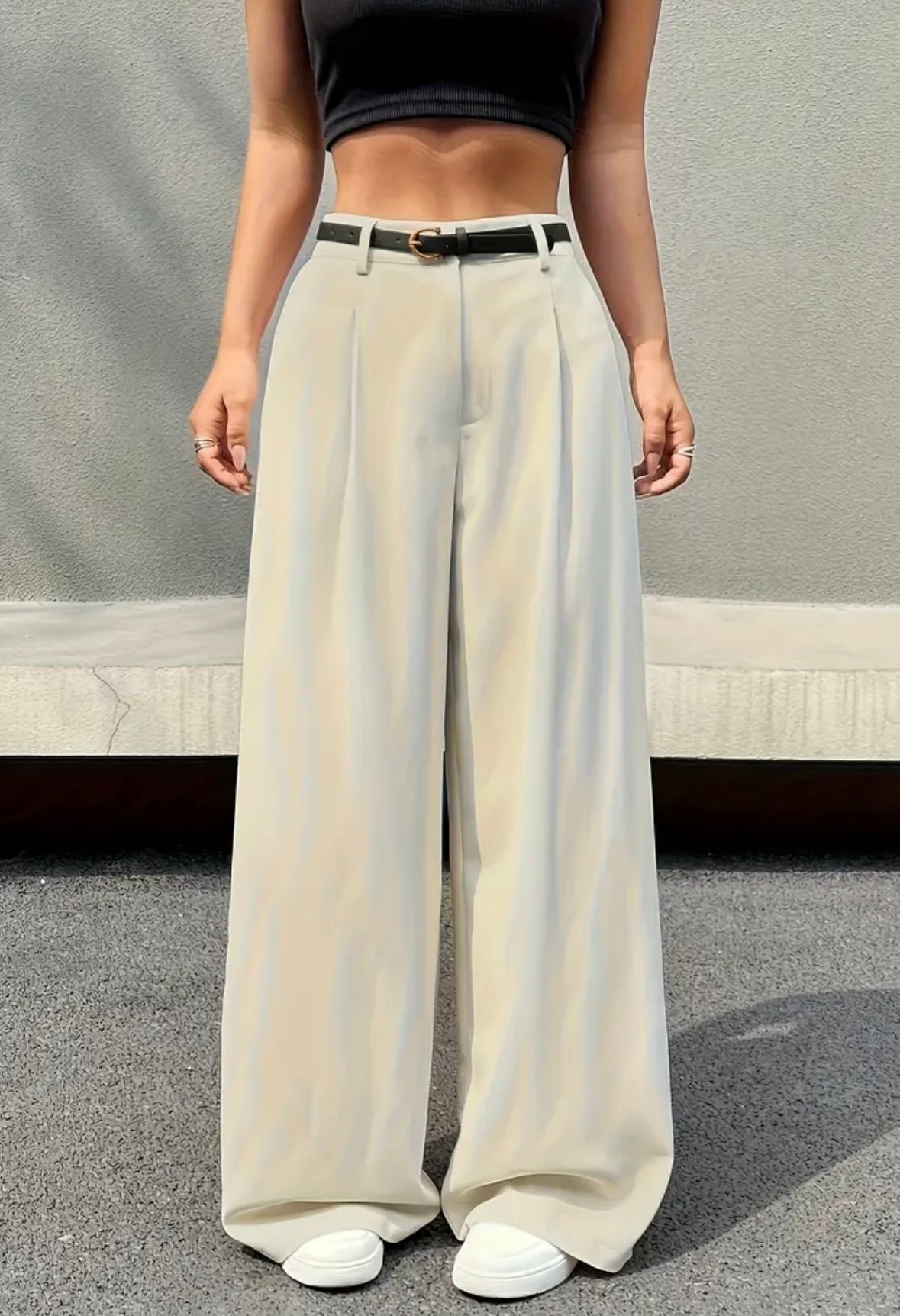 High-Waist Cargo Pants