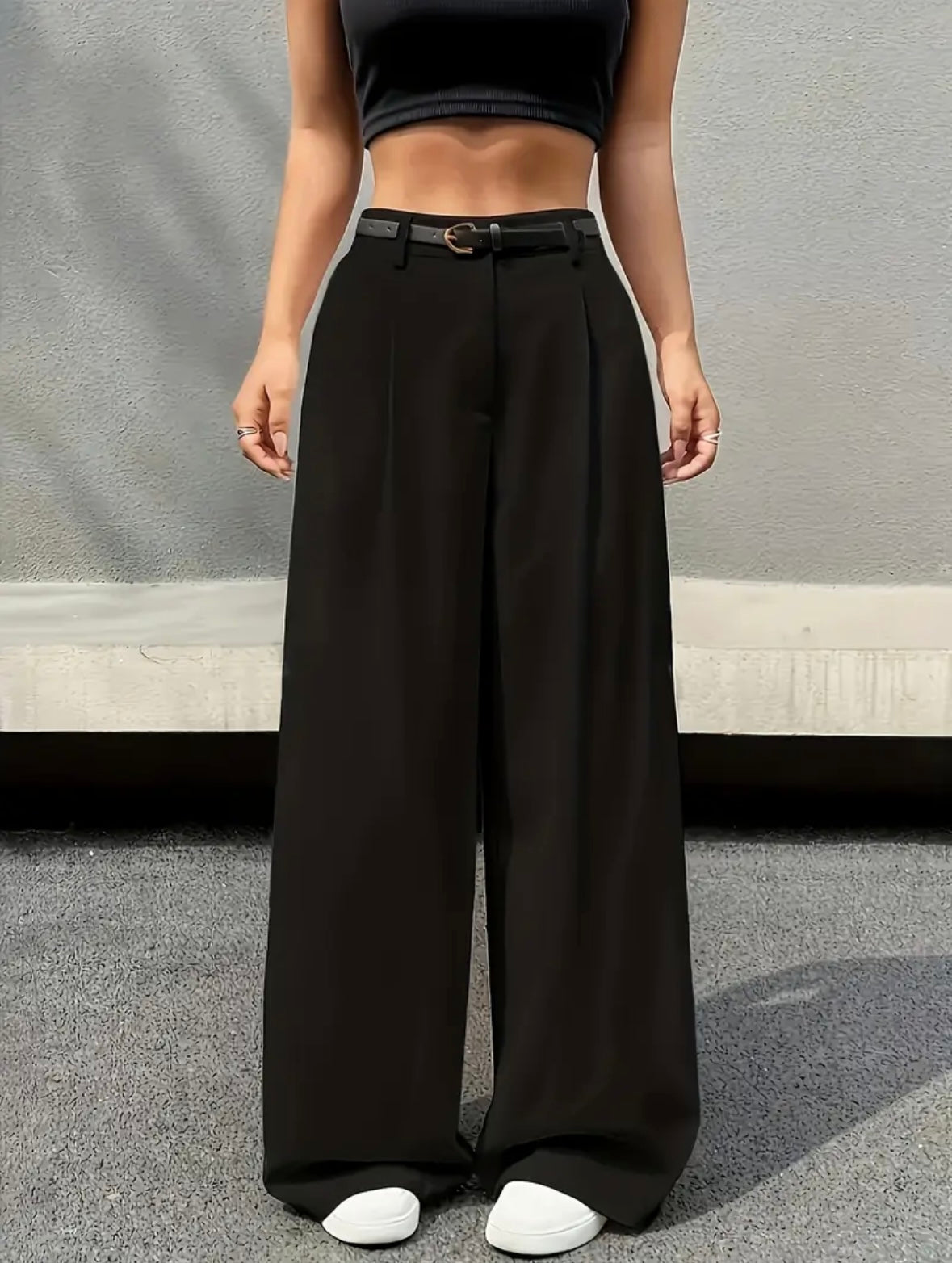 High-Waist Cargo Pants