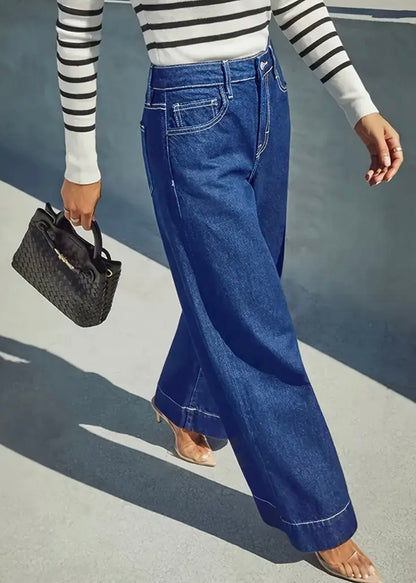 Mid-Rise Wide legs Jeans