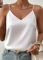 V-Neck Camisole with Spaghetti Straps