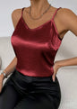V-Neck Crepe Sateen Camisole