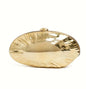 Elegant Shell Clutch - Gold
