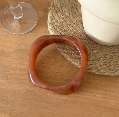 Bohemian Resin Bracelet Set - 3pcs