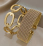 Elegant Minimalist 2pcs Bracelet Set - Gold