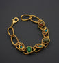 Vintage Stones Bracelet - Gold